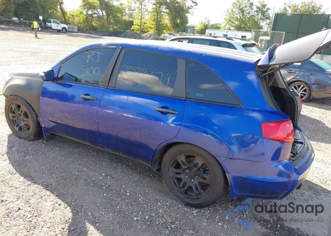 2007 Acura Mdx Technology Package z USA, uszkodzony, nr VIN 2HNYD28447H526495